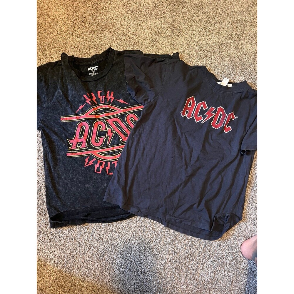 AC/DC graphic tee shirts